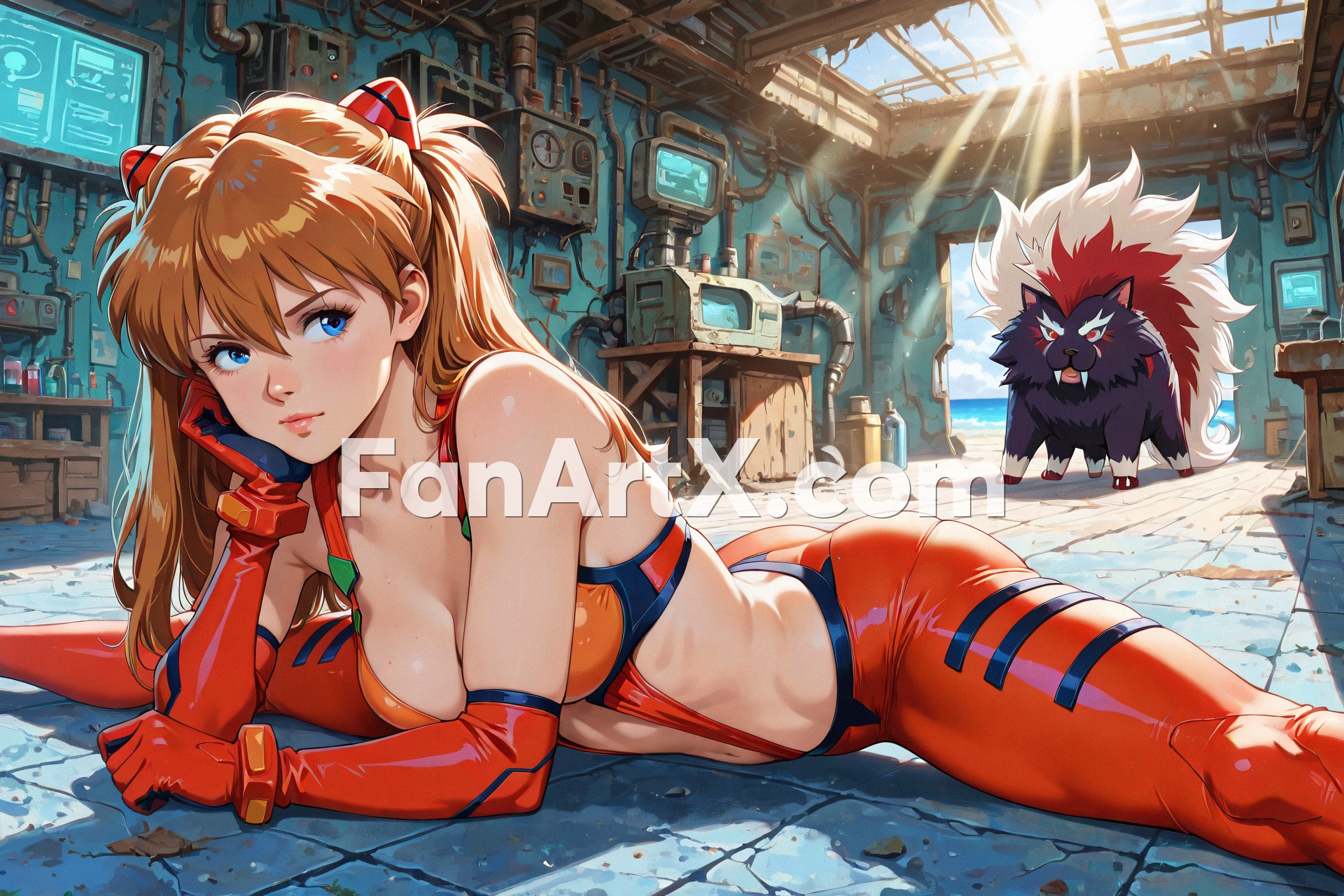 Asuka Langley Soryu fanart - Neon Genesis Evangelion Character 1041588